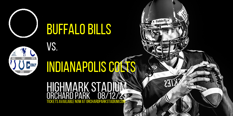 NFL Preseason: Buffalo Bills vs. Indianapolis Colts Tickets, 12th August